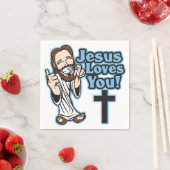 イエスはあなたを愛している スタンダードカクテルナプキン (インサイチュ)
