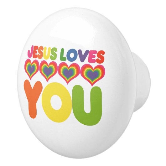 イエスはあなたを愛している セラミックノブ (右)