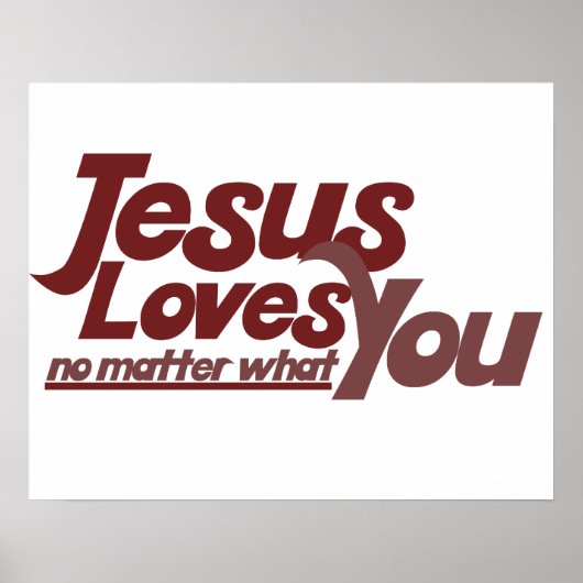 イエスはあなたを愛している ポスター (正面)
