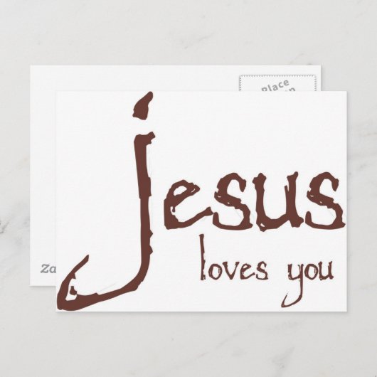 イエスはあなたを愛している ポストカード (正面/裏面)