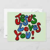 イエスはあなたを愛している ポストカード (正面/裏面)