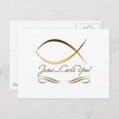 イエスはあなたを愛している ポストカード (正面/裏面)