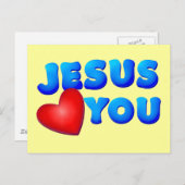 イエスはあなたを愛している ポストカード (正面/裏面)