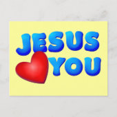 イエスはあなたを愛している ポストカード (正面)