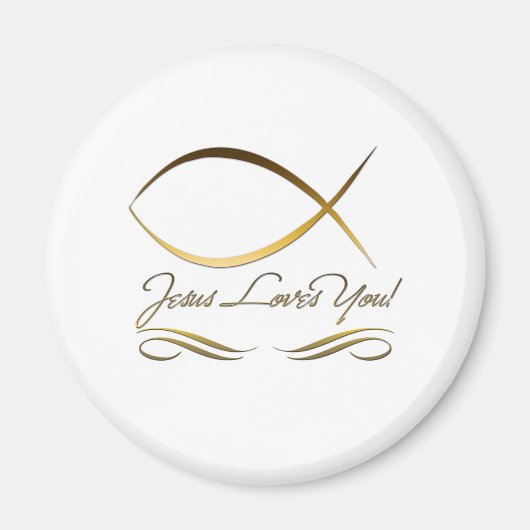 イエスはあなたを愛している マグネット (正面)