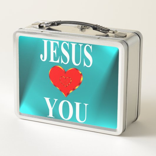 イエスはあなたを愛している メタルランチボックス (裏面)