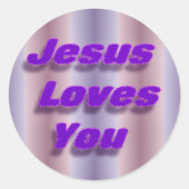 イエスはあなたを愛している ラウンドシール (正面)