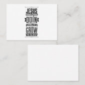 イエスはあなたを愛している 名刺 (正面/裏面)