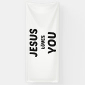 イエスはあなたを愛している 横断幕 (縦)