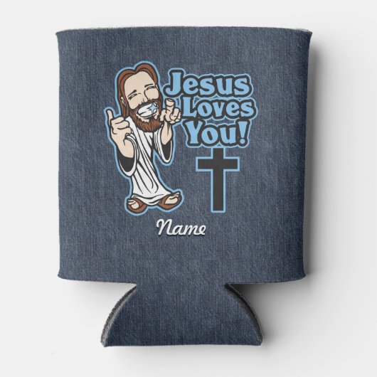 イエスはあなたを愛している 缶クーラー (正面)