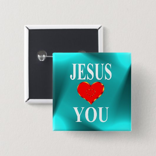 イエスはあなたを愛している 缶バッジ (正面&裏面)