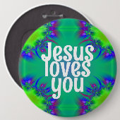 イエスはあなたを愛している 缶バッジ (正面&裏面)