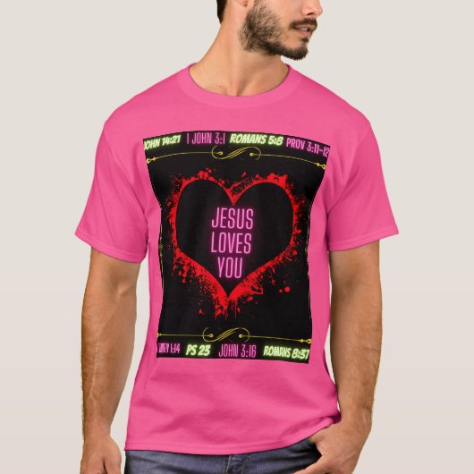 イエスはあなたを愛している Tシャツ (正面)