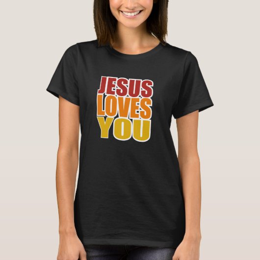 イエスはあなたを愛している Tシャツ (正面)