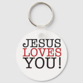 イエスはあなたを愛してる！ キーホルダー (正面)