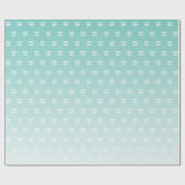 イエスはあなたを愛してる！ |ティール（緑がかった色）グラデーション緑 ラッピングペーパー (フラット)