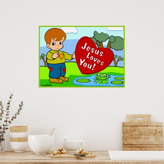 イエスはあなたを愛してる！ ポスター (キッチン)