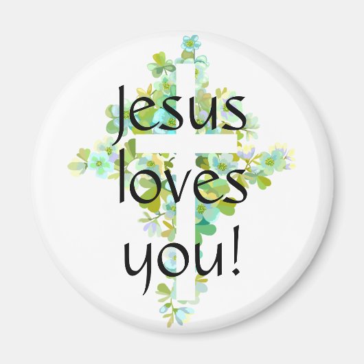 イエスはあなたを愛してる! マグネット (正面)