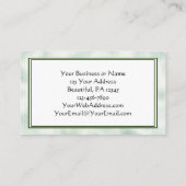 イエスはあなたを愛してる！美しいピンクのバラ、フローラ 名刺 (裏面)