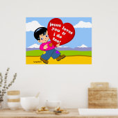 イエスはあなたを愛し、私も愛する！ ポスター (キッチン)