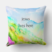 イエスはここに住んでいる クッション (裏面)