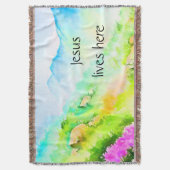 イエスはここに住んでいる スローブランケット (正面縦)