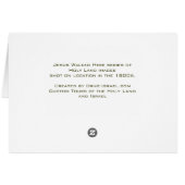 イエスはここに歩いた：タブール山 (裏面横)