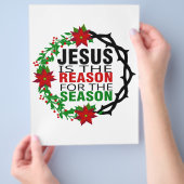 イエスはこの季節の理由である チラシ (手)