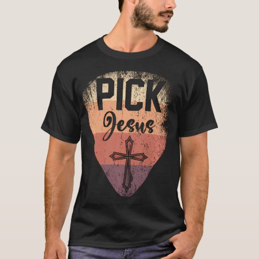イエスはすべての羊を愛する キリスト教の思想 Tシャツ (正面)