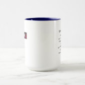 イエスはつる植物十字架と葡萄の聖句である マグカップ (中央)