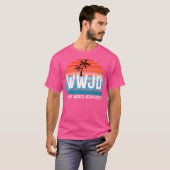 イエスはどうするだろうか 愛を優先する WWJD HWLF Tシャツ (正面フル)