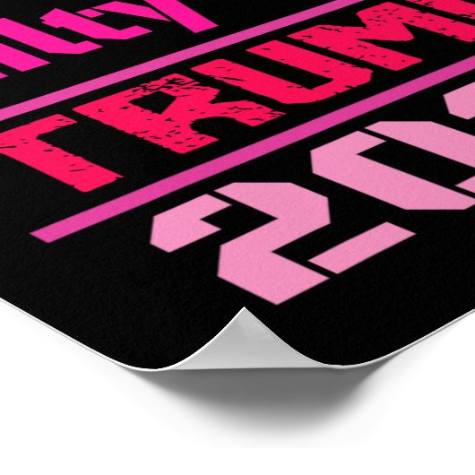 イエスはアメリカのトランプを取り戻した罪を認められた ポスター (角)