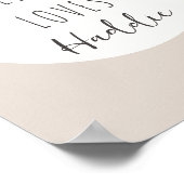 イエスはカスタム名前 ポスター & プリントが好き (角)