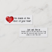 イエスはカードを愛している スキニー名刺 (正面/裏面)