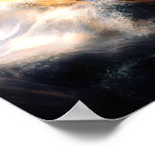 イエスはガリラエ・レンブラントの嵐の海を静める ポスター (角)