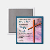 イエスはキリスト教の復活祭の恩恵を受けた マグネット (正面/裏面)