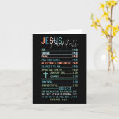 イエスはキリスト教カトリックのローマ人を受け取ったすべてを支払った カード (黄色い花)