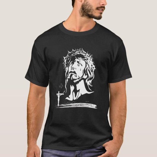 イエスはクリスチャンの王である Tシャツ (正面)