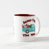 イエスはクリスチャンの道をおもしろい選ぶ ツートーンマグカップ (正面右)