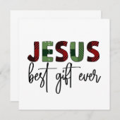 イエスはクリスチャン最高のスクリスチャンの賜物である (正面/裏面)