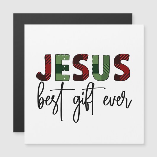 イエスはクリスチャン最高のスクリスチャンの賜物である (正面/裏面)