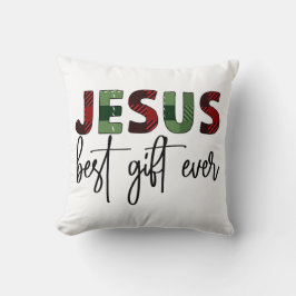 イエスはクリスチャン最高のスクリスチャンの賜物である クッション