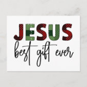 イエスはクリスチャン最高のスクリスチャンの賜物である ポストカード (正面)