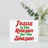 イエスはクリスマスシーズンの理由 シーズンポストカード (スタンド正面)