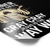 イエスはクリスマス信仰の宗教おもしろいの道である フォトプリント            (角)