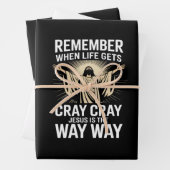 イエスはクリスマス信仰の宗教おもしろいの道である ラッピングペーパーシート (インサイチュ)