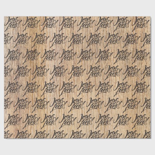 イエスはクリスマス・クリスチャンの木素朴主だ ラッピングペーパー (フラット)