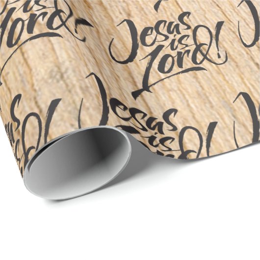イエスはクリスマス・クリスチャンの木素朴主だ ラッピングペーパー (ロールコーナー)