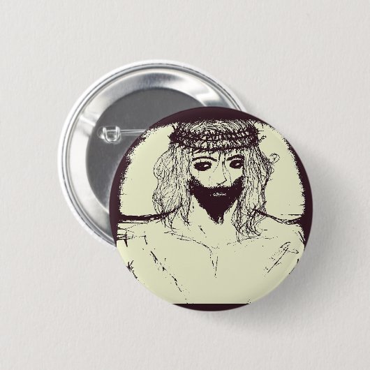 イエスはグロリア救アかそうでないかもしれない 缶バッジ (正面&裏面)