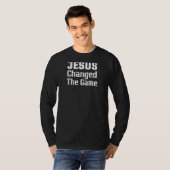 イエスはゲームのグラフィッククリスチャンを変えた Tシャツ (正面フル)